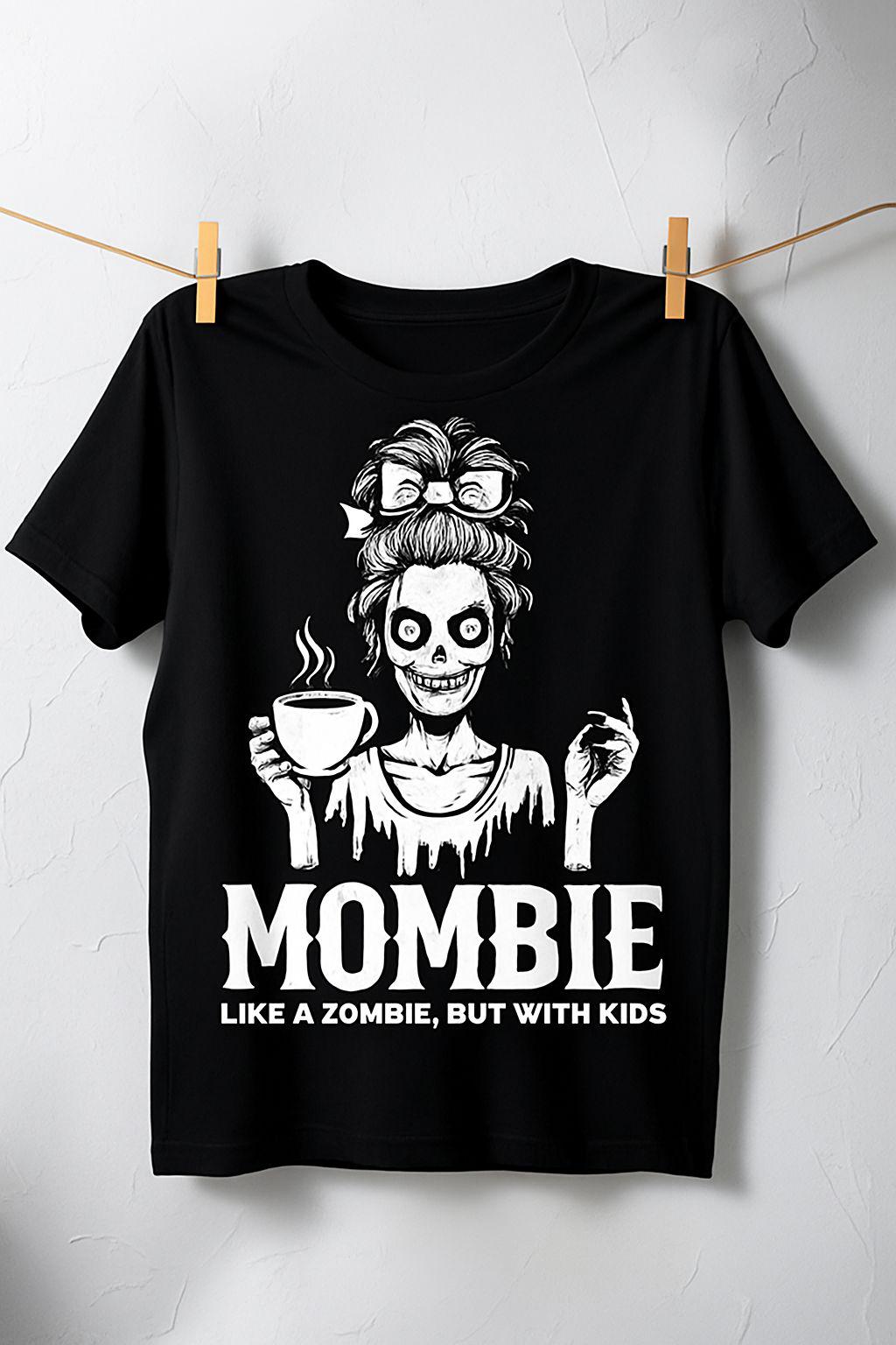 Comfort Colors Mombie T-Shirt, Funny Mom Shirt, Like a Zombie But With Kids, Mommy Shirt, Mother's Day Gift, Comfy Tee