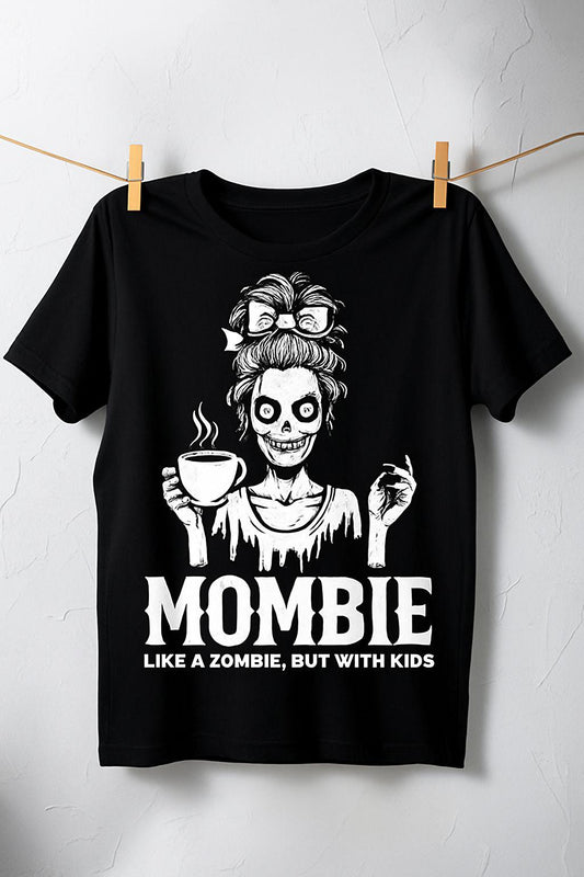 Comfort Colors Mombie T-Shirt, Funny Mom Shirt, Like a Zombie But With Kids, Mommy Shirt, Mother's Day Gift, Comfy Tee